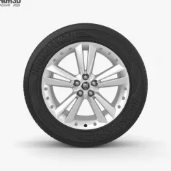 Jaguar XKR 20 inch rim Kalimnos 3D model
