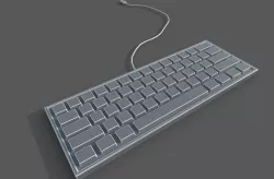keyboard 3D model