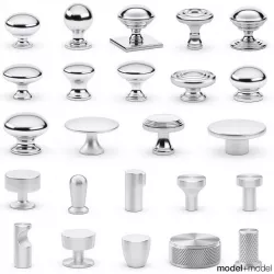 Knobs set 3D model