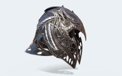 Krypton Helmet Low-poly  3D model