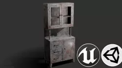 Lab Locker Low-poly  3D model