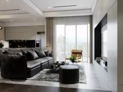 LIVING ROOM AND KICHEN 3D MODEL 3D model