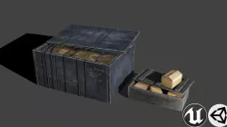 Loot Boxes Low-poly  3D model