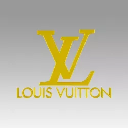 Louis Viutton logo 3D model