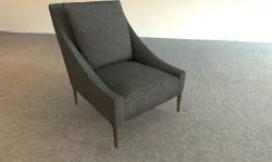 low poly AR vr chair Low-poly  3D model
