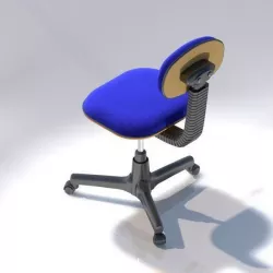 low poly AR vr chair Low-poly  3D model
