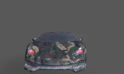 low poly car Low-poly  3D model
