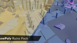 LowPoly Ruins Pack Low-poly  3D model