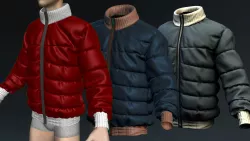 Male Padding 3D model
