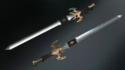 Master Sword Low-poly  3D model
