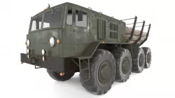 Maz 537 Timber Carrier 3D model
