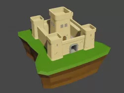 Medieval Castle 3D model
