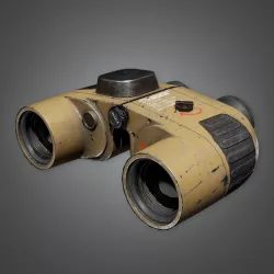 Military Bionics Binoculars Viewer - MLT - PBR Game Ready Low-poly  3D model