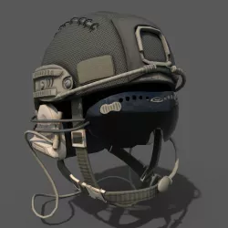 Military helmet soldier scifi  Low-poly  3D model