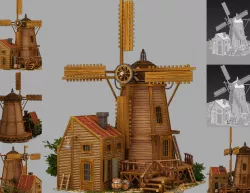 mill 3d 3D model