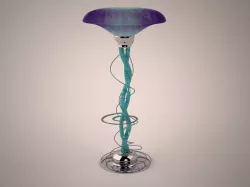 Mushroom shaped bar stool 3D model