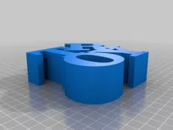 My Customized WORD Sculpture TROY