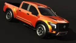 Nissan Titan Warrior Concept 3D models Low Poly Low-poly  3D model