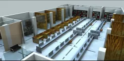 Office Layout 3D model