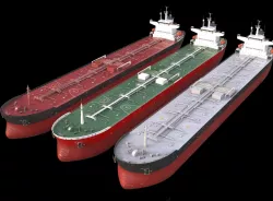 oil tanker  245m   Low-poly  3D model