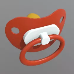 Pacifier Low-poly  3D model