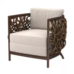 Palecek auburn lounge chair 3d model 3D model