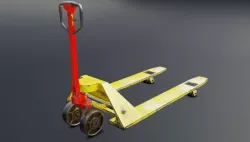 Pallet Jack with pbr textures Low-poly  3D model