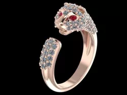 PANTHER RING BEAUTIFUL LOOKING  3D model