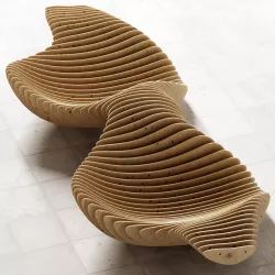 Parametric bench 3D model