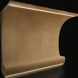 Parametric wall 002 3D model