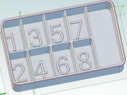 Part tray for electronics disassembly
