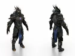 Phoenix Full Body Armor Low-poly  3D model
