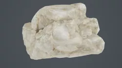 Photogrammetry Rock Quartz 2 3D model