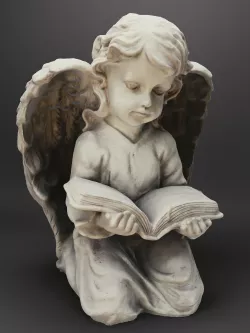 Photoscanned Cherub Statue 3D model