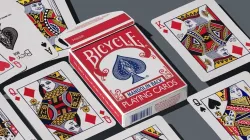 playing cards red 3D model