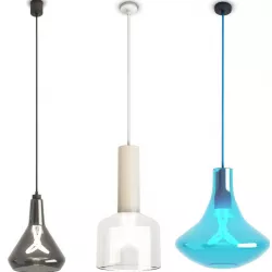 Plumen Pendant Lamps  3D model