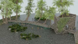 Portugal Unique Scenario with water 3D model
