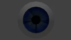Realistic human eye  3D model