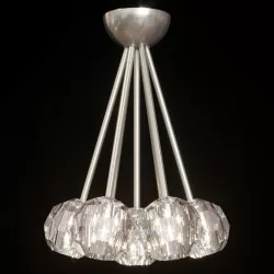 Restoration Hardware BOULE DE CRISTAL FLUSHMOUNT 15 Nickel 3D model