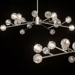 RH BOULE DE CRISTAL ROUND CHANDELIER 60 Nickel  3D model