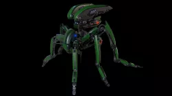 Robot mosquito Low-poly  3D model