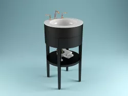 round table 3D model
