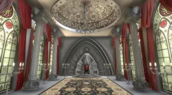 Royal palace great hall 3D model