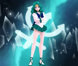 Sailor Neptune 3D model