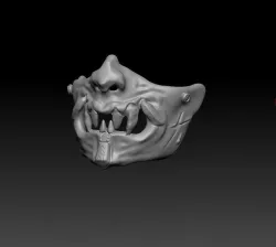 samurai mask 3D model