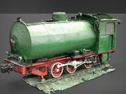 scan model Industrial steam tank locomotive NF-9305 3D model