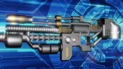 sci-fi weapon 3D model