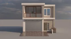 serbest ev modeli 3D model