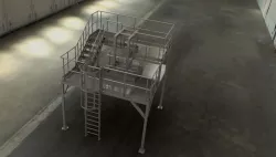 Service platform 3D model