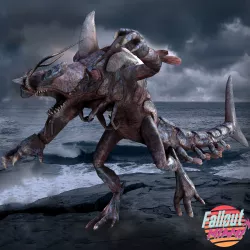 Shark Lobster Monster Low-poly  3D model